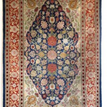 Image of Exquisite Miniature Silk Rug