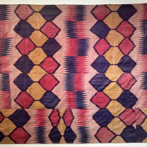 Image of Large Silk Ikat Panel