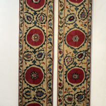 Image of A Pair of Suzani Border Panels