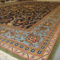 Image of Part-Silk Qum Carpet