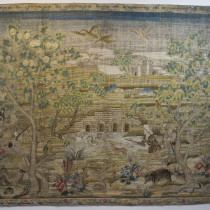 Image of Rare Italian Floss Silk Tapestry