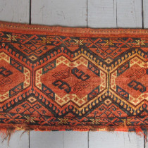 Image of Ersari Torba With Ikat Inspired Design