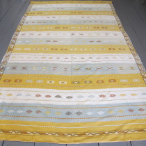 Image of Silk and Cotton Moroccan Kilim