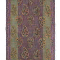 Image of Finely Embroidered Kashmir Shawl