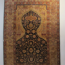 Image of Fine Turkish Silk Rug