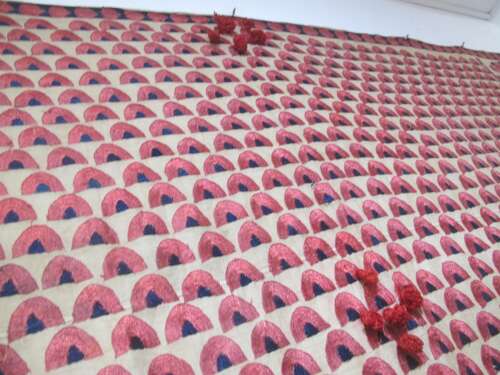 Unusual Sindh Embroidered Shawl, Pakistan, Circa 1880, 2.10m X 1.24m