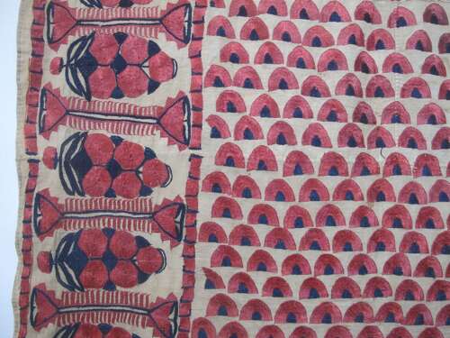 Unusual Sindh Embroidered Shawl, Pakistan, Circa 1880, 2.10m X 1.24m
