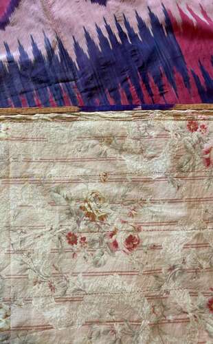 Large Silk Ikat Panel, Uzbekistan, Circa 1900, 1.76m X 2.43m