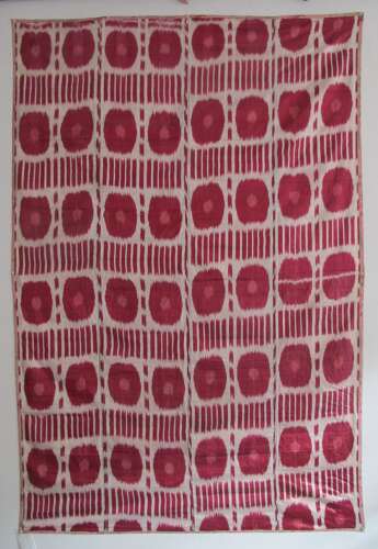 Silk Ikat Panel, Uzbekistan, Circa 1890, 2.36m X 1.57m
