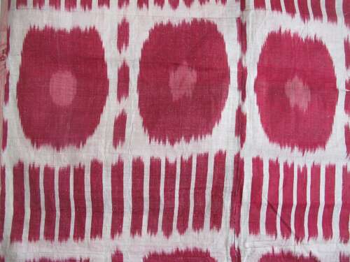 Silk Ikat Panel, Uzbekistan, Circa 1890, 2.36m X 1.57m