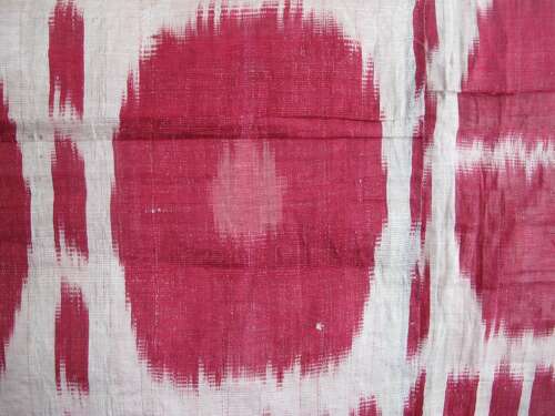Silk Ikat Panel, Uzbekistan, Circa 1890, 2.36m X 1.57m
