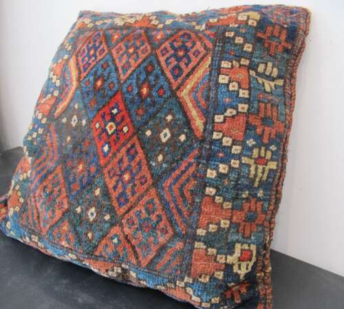 Kurdish Bag Cushion, Circa 1880, 50cm X 50cm
