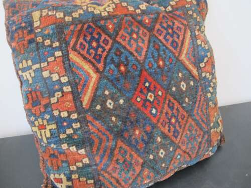 Kurdish Bag Cushion, Circa 1880, 50cm X 50cm