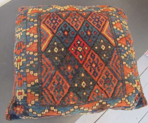 Kurdish Bag Cushion, Circa 1880, 50cm X 50cm