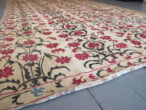 Silk Embroidered Suzani, 2.70m X 1.60m