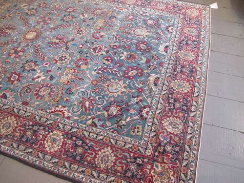 Part-silk Teheran Carpet,Early 20th Century, 3.23m X 2.08m