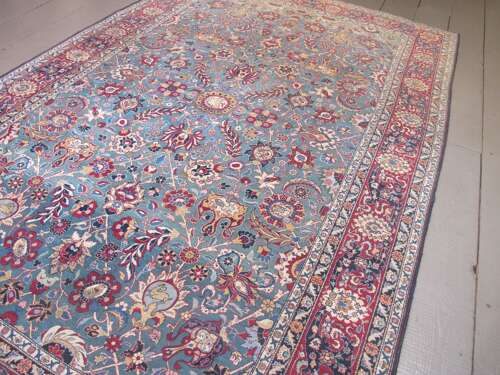 Part-silk Teheran Carpet,Early 20th Century, 3.23m X 2.08m