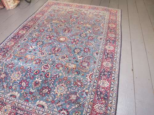 Part-silk Teheran Carpet,Early 20th Century, 3.23m X 2.08m