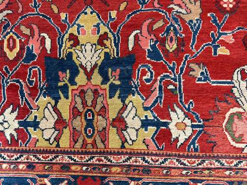 Sultanabad Carpet , Persia, Circa 1890, 3.70m X 3.00m
