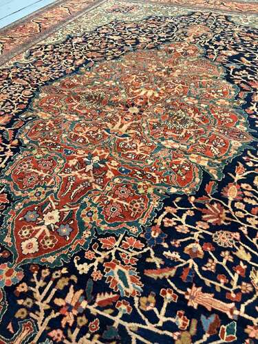 Fine Fereghan Carpet, Persia, Circa 1890, 3.63m X 2.73m