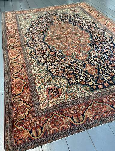 Fine Fereghan Carpet, Persia, Circa 1890, 3.63m X 2.73m