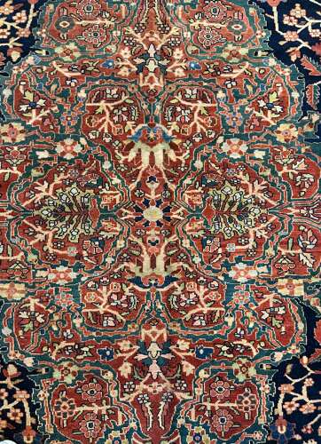 Fine Fereghan Carpet, Persia, Circa 1890, 3.63m X 2.73m