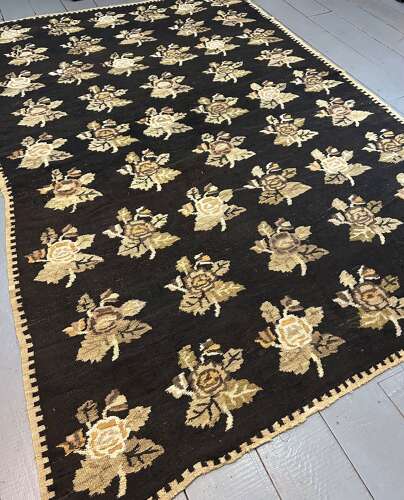 Ukrainian Wool Kilim, Circa 1890, 3.44m X 2.28m