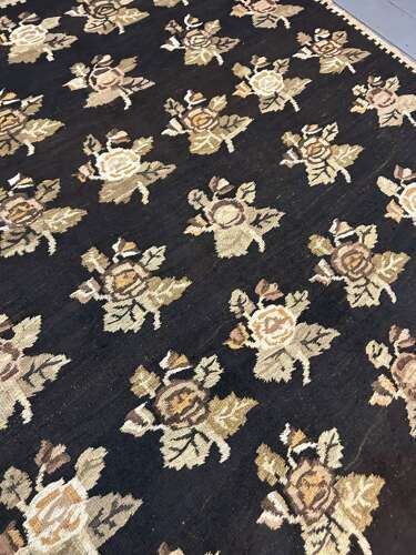Ukrainian Wool Kilim, Circa 1890, 3.44m X 2.28m