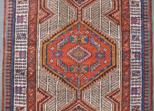 Long And Narrow North-west Persian Runner, Circa 1900, 4.53m X 0.86m