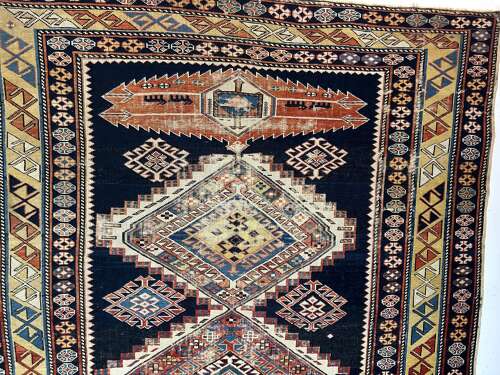 Fine Shirvan Rug, Caucasus, Circa 1880, 1.42m X 2.42m