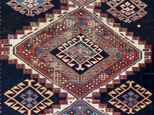 Fine Shirvan Rug, Caucasus, Circa 1880, 1.42m X 2.42m