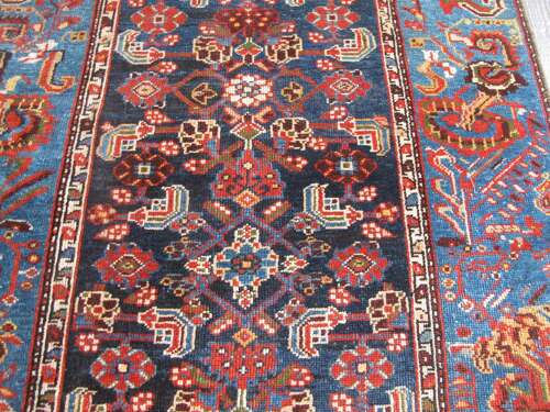 Persian Hamadan Rug, Late 19th Century, 1.77m X 1.08m