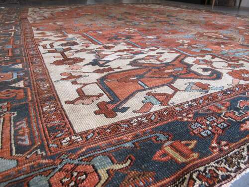 Serapi Carpet, North-west Persia, Circa 1880, 3.75m X 3.00m
