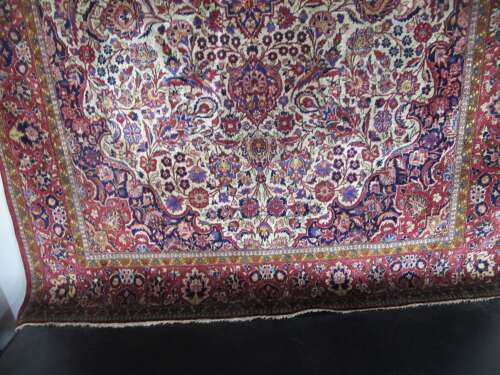 Fine Silk Kashan Rug, Persia, Circa 1920, 2.13m X 1.26m