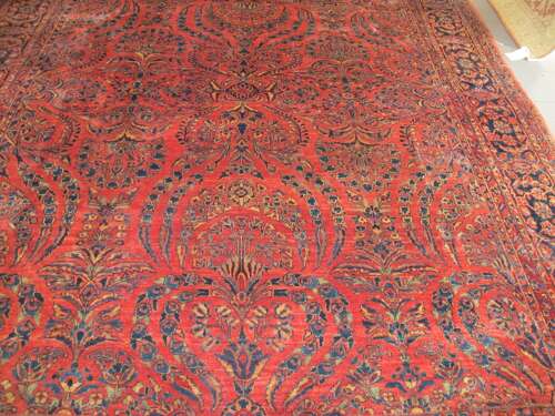 Persian Sarouk Carpet, Circa 1930, 3.50m X 2.72m