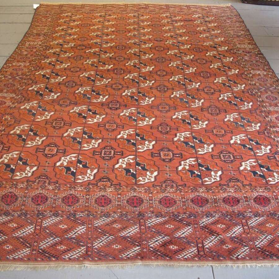 Fine Tekke Carpet, Central Asia, Circa 1880, 3.26m X 2.25m