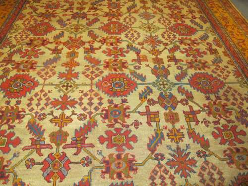Oushak Wool Carpet, Western Turkey, Circa 1880, 4.13m X 3.67m