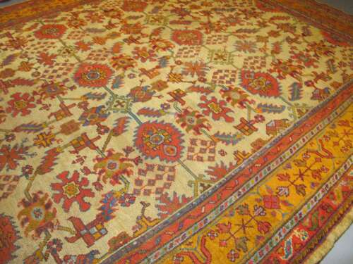 Oushak Wool Carpet, Western Turkey, Circa 1880, 4.13m X 3.67m