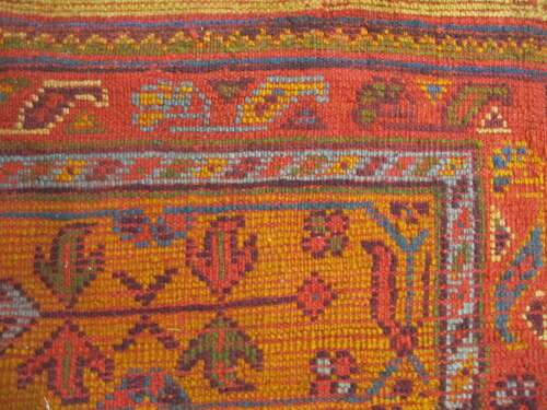 Oushak Wool Carpet, Western Turkey, Circa 1880, 4.13m X 3.67m