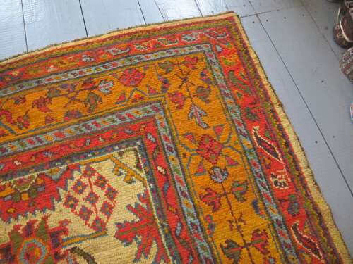 Oushak Wool Carpet, Western Turkey, Circa 1880, 4.13m X 3.67m