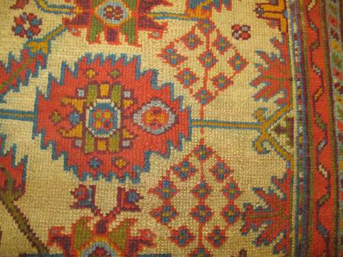 Oushak Wool Carpet, Western Turkey, Circa 1880, 4.13m X 3.67m