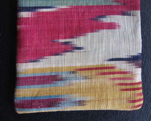 Double-sided Silk Ikat Purse, 19cm X 10cm