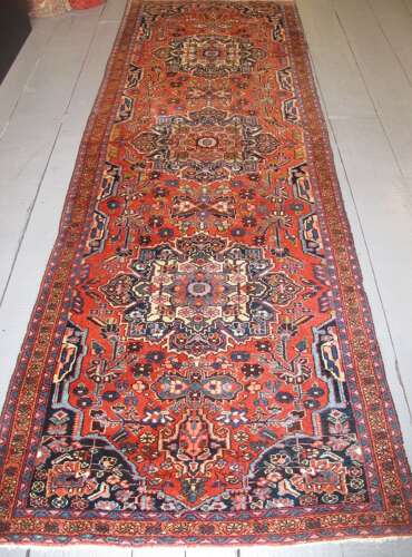 Fine Hamadan Runner, West Persia, Circa 1890, 3.13m X 1.10