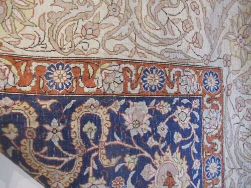 Fine Turkish Silk Rug, Mid-20th Century, 1.93m X 1.29m