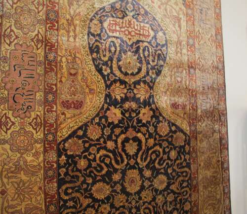 Fine Turkish Silk Rug, Mid-20th Century, 1.93m X 1.29m