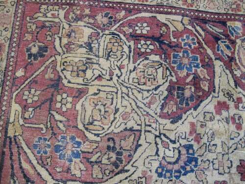 Kirman Laver Carpet, Circa 1870, 3.28m X 2.68m