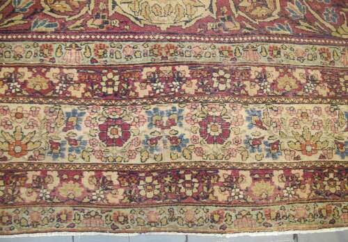 Kirman Laver Carpet, Circa 1870, 3.28m X 2.68m