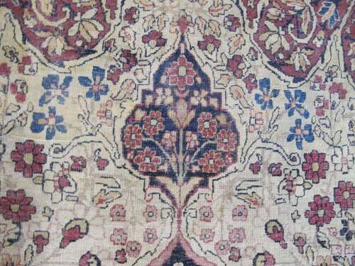 Kirman Laver Carpet, Circa 1870, 3.28m X 2.68m