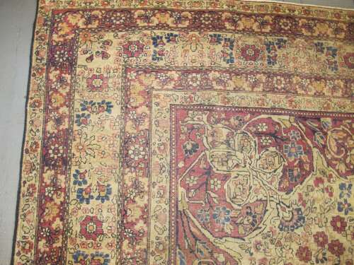 Kirman Laver Carpet, Circa 1870, 3.28m X 2.68m