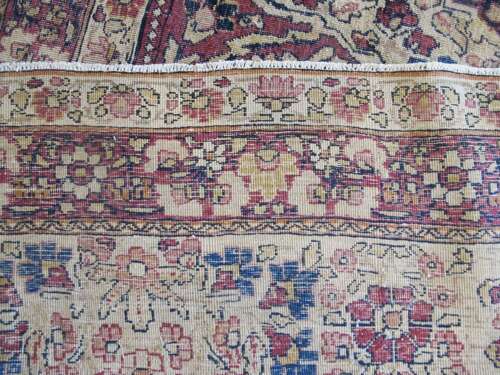Kirman Laver Carpet, Circa 1870, 3.28m X 2.68m